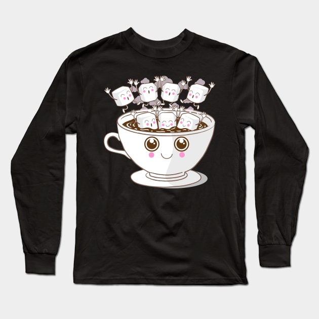 Marshmallow fun! Long Sleeve T-Shirt by Plushism